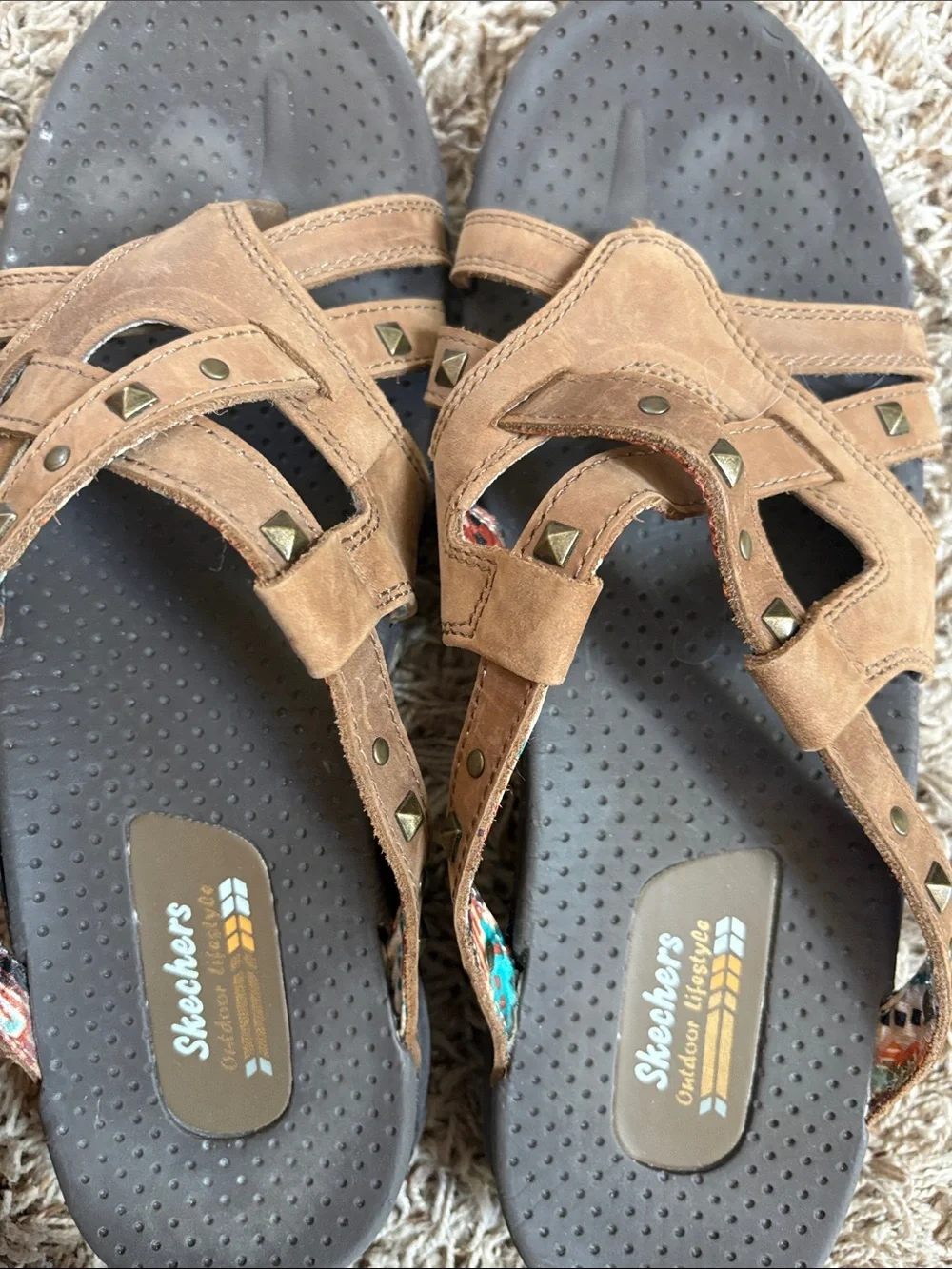 Skechers outdoor lifestyle slip on sandals women’s 11